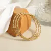 Wholesale Punk Simple Style Round 304 Stainless Steel Plain Bracelet In Bulk