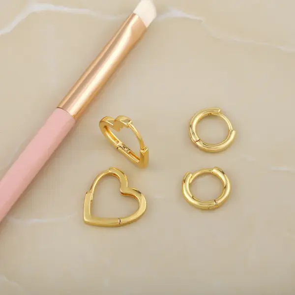 Wholesale Fashion Geometric Plating Copper No Inlaid Copper Earrings