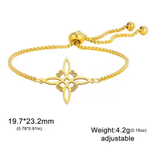 Gold - Beaded Box Chain