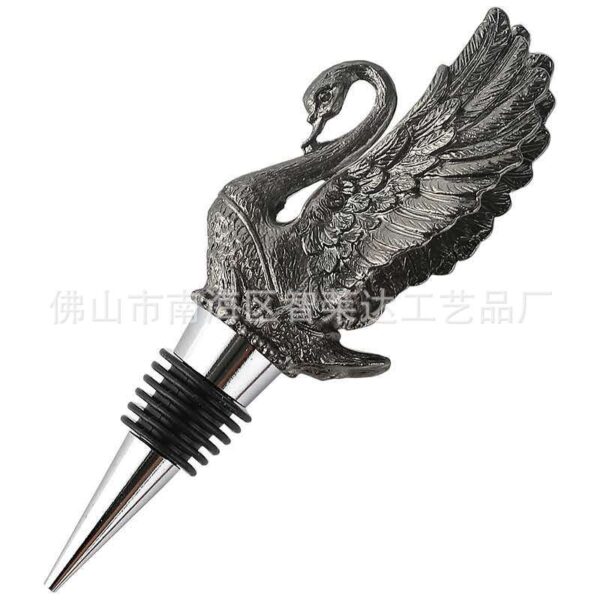 Wholesale Swan bottle stopper gift wine set supplies wine stopper