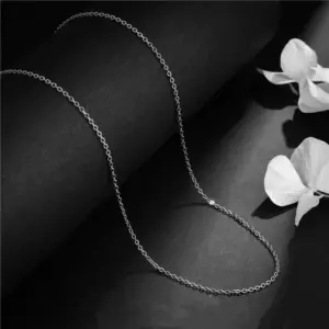 O-Shaped Chain Steel Color 45cm