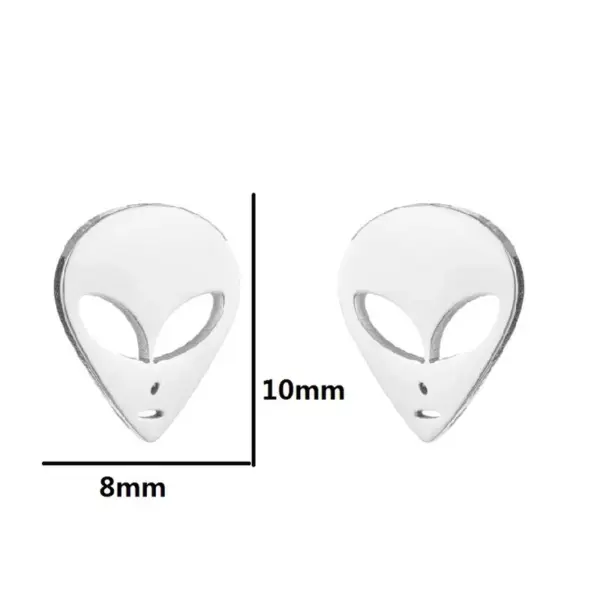 PVD Coated Real Gold Plated Smile Face Star Skull Stainless Steel Fashion Waterproof Non Tarnish Ear Studs