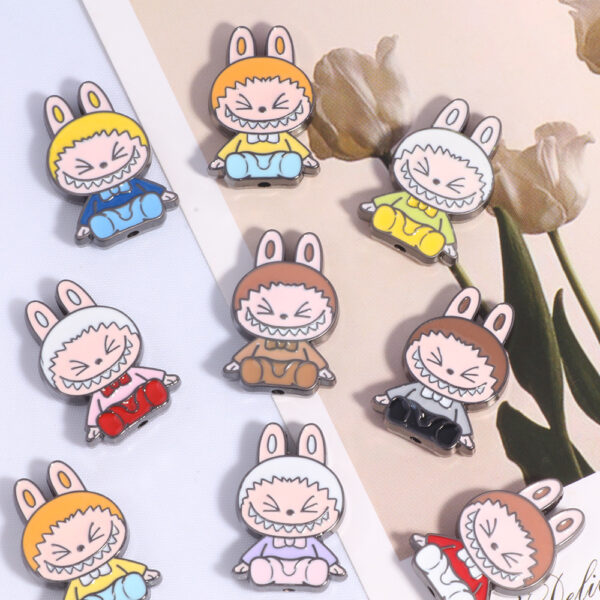 oly-804eafa88e9b92aa087d1ff60223bbd9 Wholesale New DIY straight hole beads cute cartoon cartoon cloth cloth decoration mobile phone chain key chain bag chain accessories