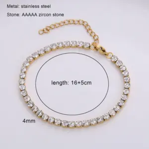 4mm Gold 16 5cm