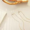 Wholesale PVD Coated Real Gold Plated Geometric Titanium Steel Fashion Waterproof Non Tarnish Necklace