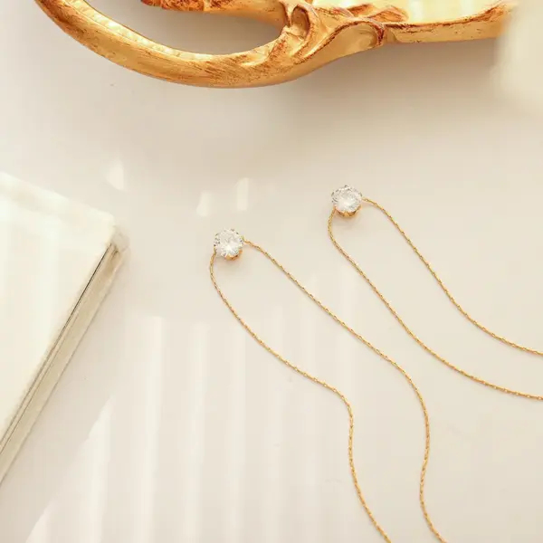 Wholesale PVD Coated Real Gold Plated Geometric Titanium Steel Fashion Waterproof Non Tarnish Necklace