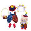 Wholesale Doll clothes, circus clown costume set, first, second and third generation universal