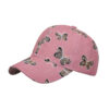 Wholesale New Solid Color Butterfly women's all-match fashionable peaked cap fashionable elegant high-end baseball cap B1134