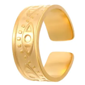 18K Real Gold Eyes a-435