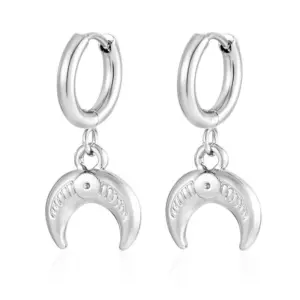 Steel Small Crescent Ear Clip MS-680