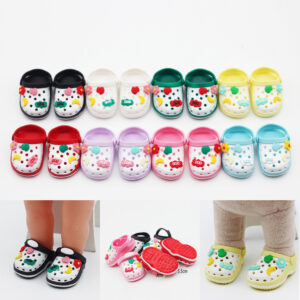 Wholesale 20cm cotton doll cave shoes slippers 14 inch toy shoes beach shoes