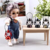 Wholesale 1:12 doll house dollhouse mini model scene decoration accessories retro kerosene lamp horse lamp belt portable