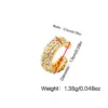 1 Piece Elegant Luxurious Geometric Plating Copper Zircon Ear Cus