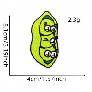 Green plant cloth sticker 7#