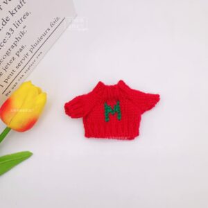 Rx130 sweater-red letter m