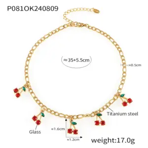Txp081-Gold Necklace