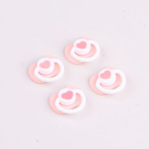 A pink pacifier