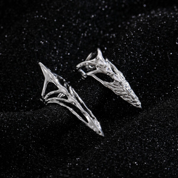 Wholesale Minimalist Nail Set Skeleton Ring