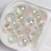 Wholesale 16mm High goods uv cut surface candy heart disco jumping beads straight hole beaded diy mobile phone chain keychain material jewelry accessories