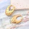Wholesale 1 Pair/Package IG Style Casual Simple Style Geometric Simple Solid Color Irregular Polishing Plating 304 Stainless Steel 18K Gold Plated Earrings