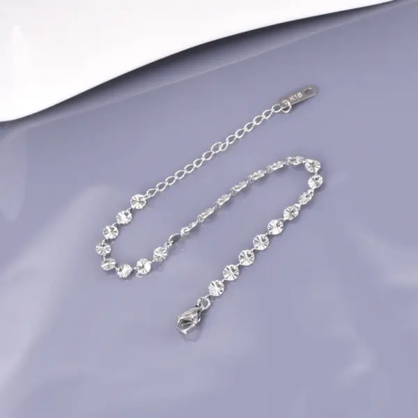 304 Stainless Steel Geometric Ion Plating (IP) 18K Real Gold Plated Elegant Simple Style Waterproof Non Tarnish Gold Bracelets