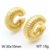 Wholesale 304 Stainless Steel U Shape Geometric PVD Coated 18K Real Gold Plated Vintage Style Waterproof Non Tarnish Plating Ear Cuffs