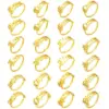 Ion Plating (IP) Real Gold Plated 18K Gold Constellation 304 Stainless Steel Simple Style Waterproof Non Tarnish Rings