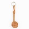 Wholesale Autumn/Winter PU Leather Rope Hand-woven Ball Bag Charm Phone Charm Instagram