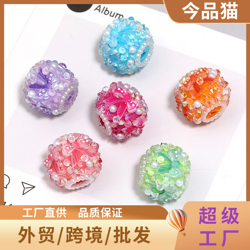 Wholesale Loose Acrylic Flower Beads - Luxurious and Versatile