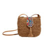 oly-81507199ca193f44c5c1d7132bf55ec4 Wholesale Raceway Woven Bag Textive Shoulder Crossbody Small Bag Women's Niche Simple Design Woven Women's Bag