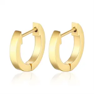 Gold Earrings without Drill