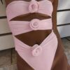 Wholesale 2024 Swimsuit for Women Cross-Border European and American Bikini New 3D Stereo Flower Women's Swimsuit Wholesale Bikini