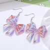 oly-8154ba5bac484884cf85582c9b4bf3a6 Wholesale Cross-border New Y2K Colorful Bow Acrylic Pendant Earrings Women's Simple Elegant Earrings Gift