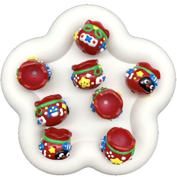 Wholesale Red lucky bag bead