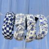 Wholesale Polka Dot Bow Headband for Women, Retro Square Scarf, Wide-Brimmed High Headband