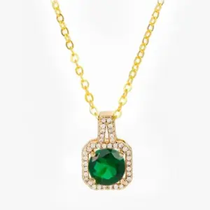 Golden Cross Chain / Green