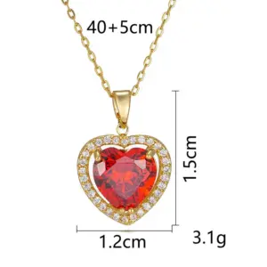 Heart Red-Gold