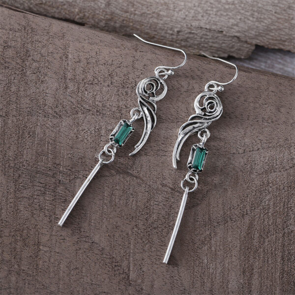 oly-817442a50325e829c7b2f9d16e160f98 Wholesale gradient blue-green square zircon earrings