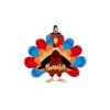 Wholesale Thanksgiving Turkey Pumpkin Acrylic Flatback Accessories DIY Crafts Jewelry Material