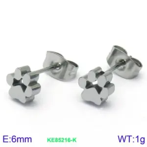 Steel Earrings Ke85216-K