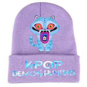 Purple-2 / Knitted hat
