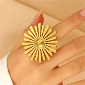 37 18K Real Gold 12168 / Adjustable Opening / 1 Piece
