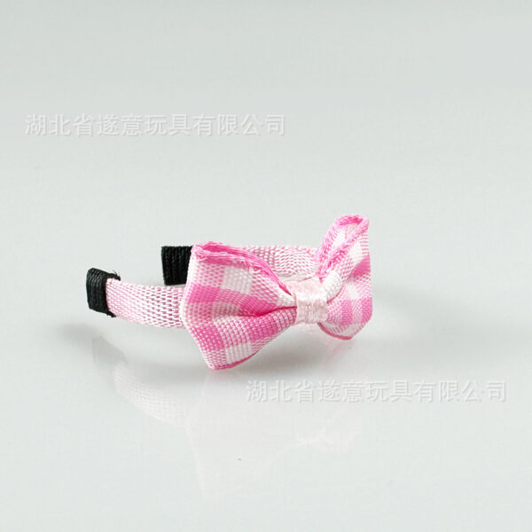 Wholesale 1:12 dollhouse dollhouse Accessories ob11 Handmade diy Dressing Scene Headband Hairband Pearl Hairpin