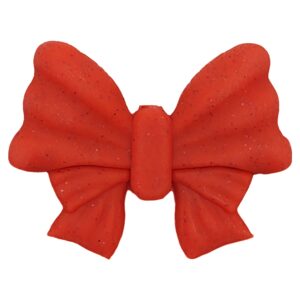 Glitter Bow (Christmas Red + Glitter)