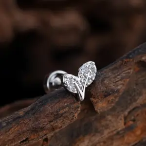 3372 Silver / Ear Studs