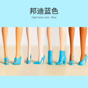 Bondi blue (4 pairs) / Supermodel dolls have similar foot shapes and can be worn