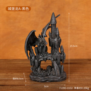 7139d-0102--castle dragon a-black / As shown in the figure
