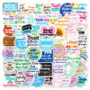 oly-8201377d3bd86ff8703ed24a3f62c302 Wholesale 56PCS/PACK Inspirational English Learning Slogan Graffiti Stickers