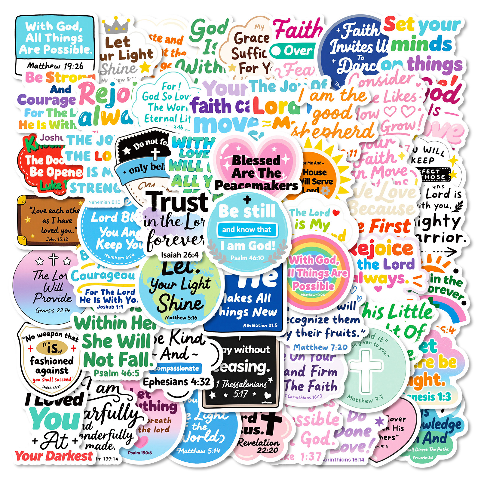 Wholesale Inspirational English Learning Slogan Graiti Stickers