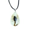 Wholesale Resin Insect Necklace with Glowing Insect Amber Pendant